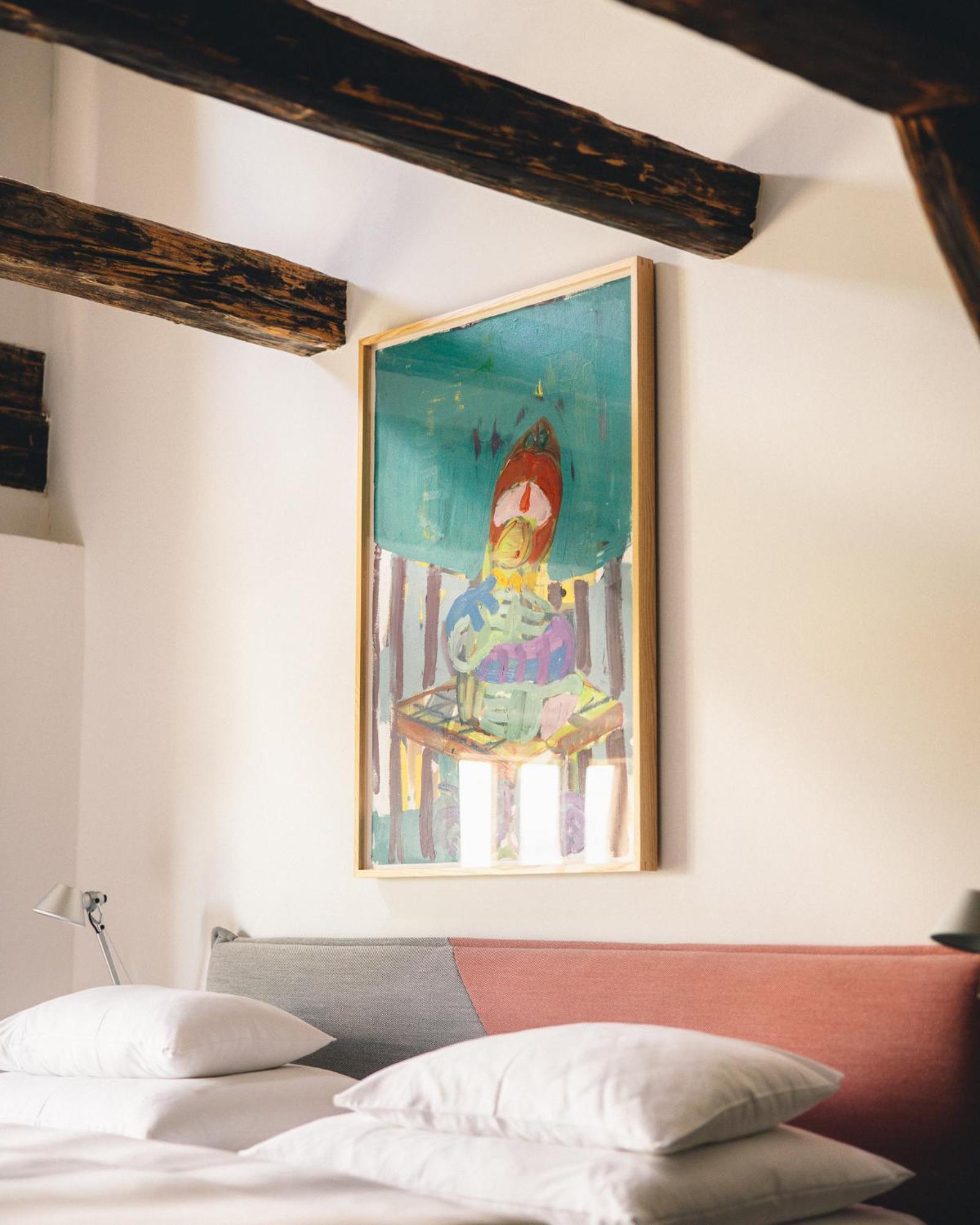 Kai 36 - Hotel Zwischen Fels Und Fluss Graz Exteriör bild A painting by the artist